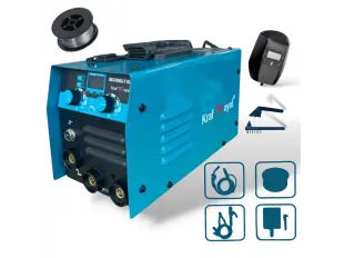 Инверторен електрожен 400А с телоподаващо 2в1 KRAFTROYAL + соларна маска + ролка тел Инверторен електрожен 400А с телоподаващо 2в1 KRAFTROYAL + соларна маска + ролка тел