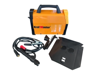 Професионален инверторен електрожен KraftMaster MMA-400A с куфар - Жълт