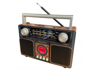 Портативно соларно радио MEIER MD-1306BT-S - Bluetooth, FM радио, МP3 плеър, USB и SD card Портативно соларно радио MEIER MD-1306BT-S - Bluetooth, FM радио, МP3 плеър, USB и SD card