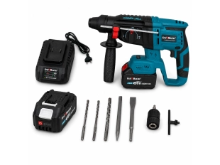 Безчетков Акумулаторен перфоратор KrafTMaster 36V 8Ah с 2 батерии + куфар