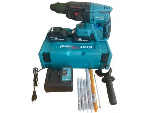 Безчетков Акумулаторен перфоратор KraftRoyal 36V 8Ah с 2 батерии + куфар