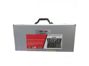 Комплект звездогаечни тресчотни ключове от 6 мм до 32 мм в метален куфар KraftRoyal