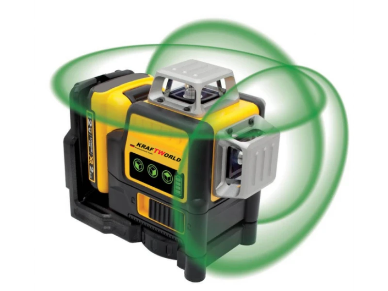 Лазерен нивелир 3D с 12 линии KRAFT WORLD Лазерен нивелир 3D с 12 линии KRAFT WORLD