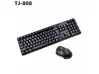 Комплект безжични клавиатура и мишка TJ-808  Wireless 2.4 GHz