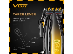 Машинка за подстригване VGR V-270 със стойка за зареждане (Жълт)