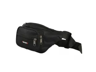 Черна чанта за през кръста - Sport