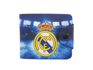 Син мъжки портфейл - Real Madrid