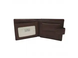 Кафяв мъжки портфейл - Ergonas