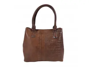 Тъмно кафява дамски чанта - Emaris