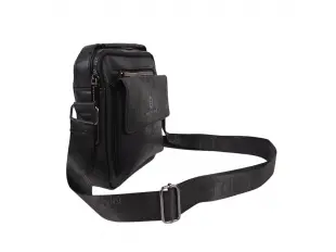 Черна мъжка чанта - Kaldis