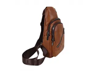 Кафява чанта за през гърди - Torak