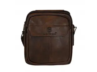 Кафява мъжка чанта - Zarak