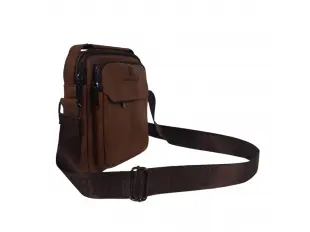 Kафява мъжка чанта - Zeren