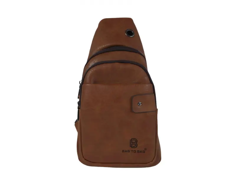 Светло кафява чанта за през гърди - Bores Светло кафява чанта за през гърди - Bores