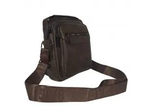 Тъмно кафява мъжка чанта - Kolas