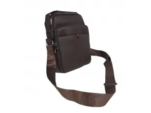 Тъмно кафява мъжка чанта - Verdi