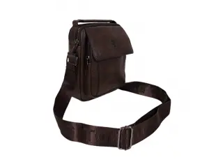 Тъмно кафява мъжка чанта - Zorek