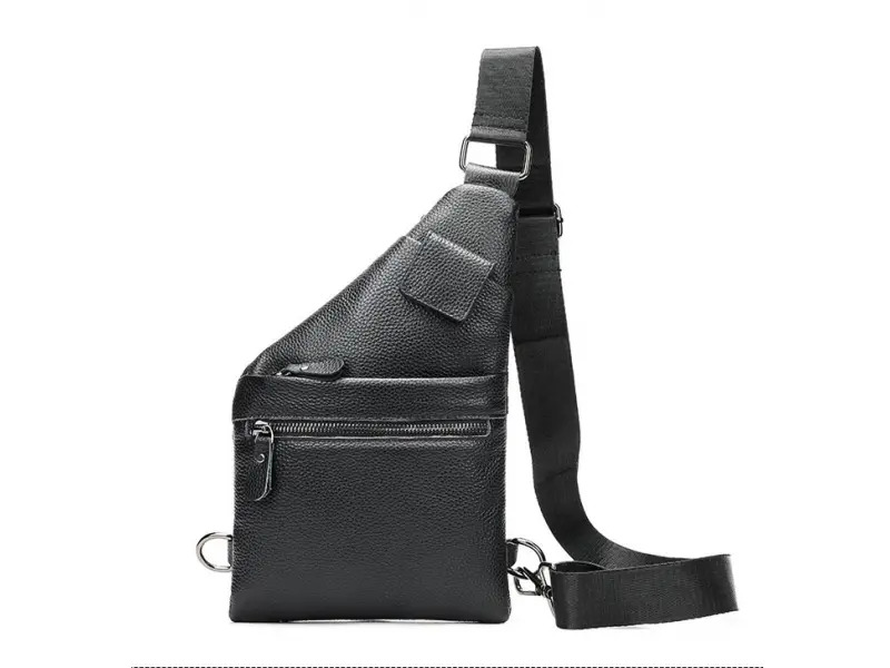 Тънка кожена мъжка чанта - Boz Тънка кожена мъжка чанта - Boz