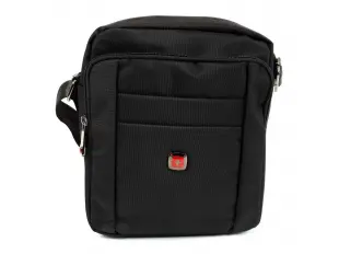 Черна удобна мъжка чанта