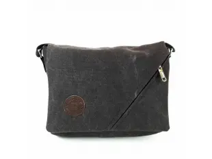 Мъжка чанта брезент - черна