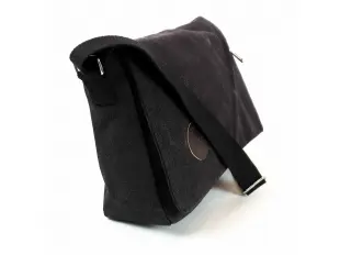 Мъжка чанта брезент - черна