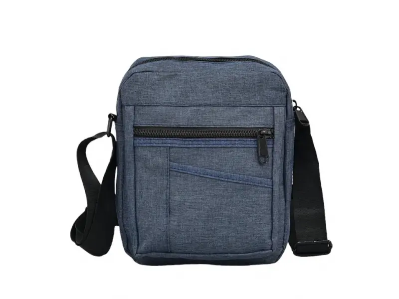 Синя чанта от текстил - Mon Синя чанта от текстил - Mon