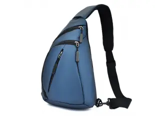 Синя чанта за през гърди - Olias