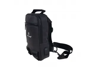 Сива чанта за през гърди - Ians