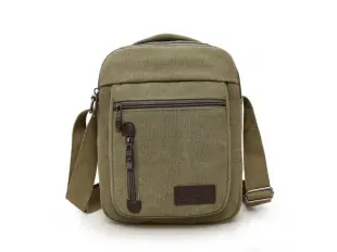 Средна мъжка чанта - брезент