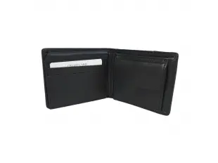 Черен мъжки портфейл - Fleis