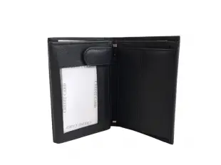 Черен вертикален портфейл - Tos