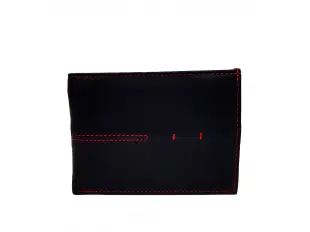 Голям мъжки портфейл с червено