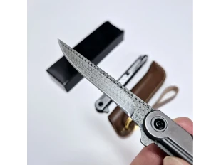 Ефектен тънък сгъваем нож от неръждаема стомана M390