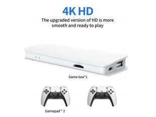 Ретро Игрова Конзола Game Stick М15 4K с 30,000 Вградени Игри и Безжични Джойстици Ретро Игрова Конзола Game Stick М15 4K с 30,000 Вградени Игри и Безжични Джойстици