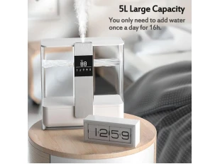 Хибриден ултразвуков овлажнител с УВ стерилизиране, 5л.