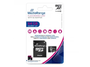 MicroSD Карта памет MediaRange 64GB