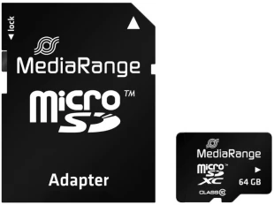 MicroSD Карта памет MediaRange 64GB