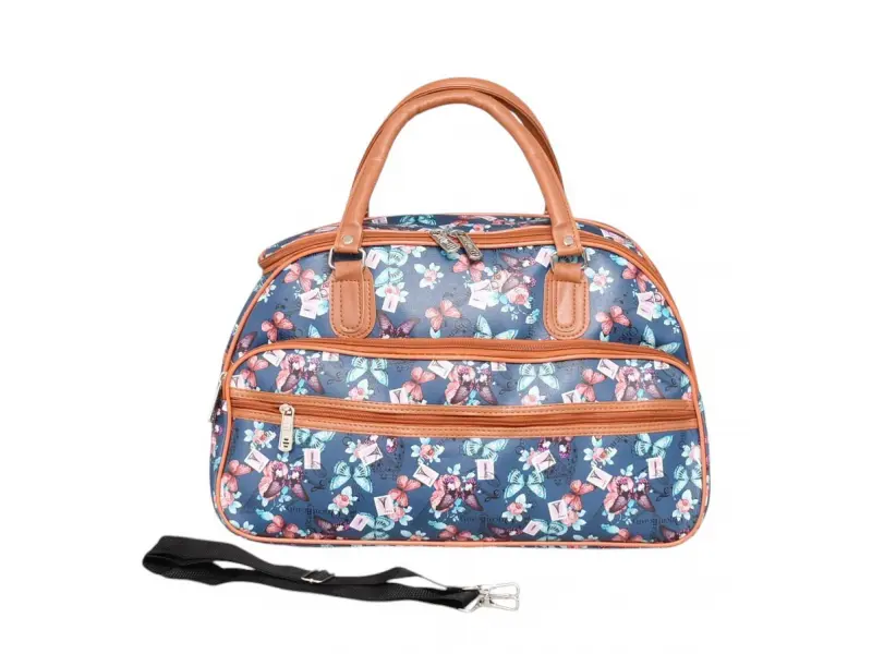 Дамска пътна чанта с пеперуди Дамска пътна чанта с пеперуди