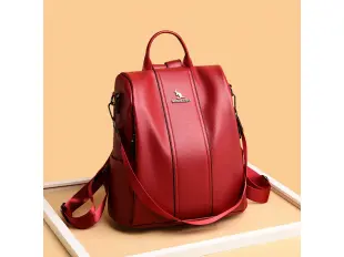 Червена дамска раница - Emi