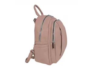 Розова дамска раница - чанта - Narcis