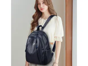 Синя дамска раница - Stilea