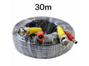 Кабел за CCTV Камери със Захранване 30м.