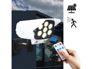 LED Соларна Лампа тип Камера с дистанционно 180W Мощност 77LED