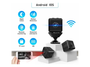 Мини WiFi магнитна камера X9 1080p HD 