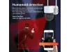 Соларна WIFI камера със соларен панел PTZ 360, 1080P, Full HD, цветно Hощно Bиждане