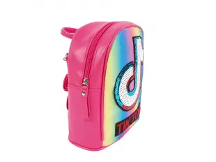 Цикламена детска раница - Tik Tok