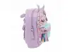 Лилава детска раница - Бела