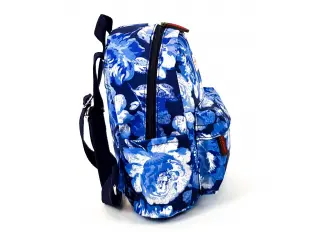 Малка детска раница - цветя