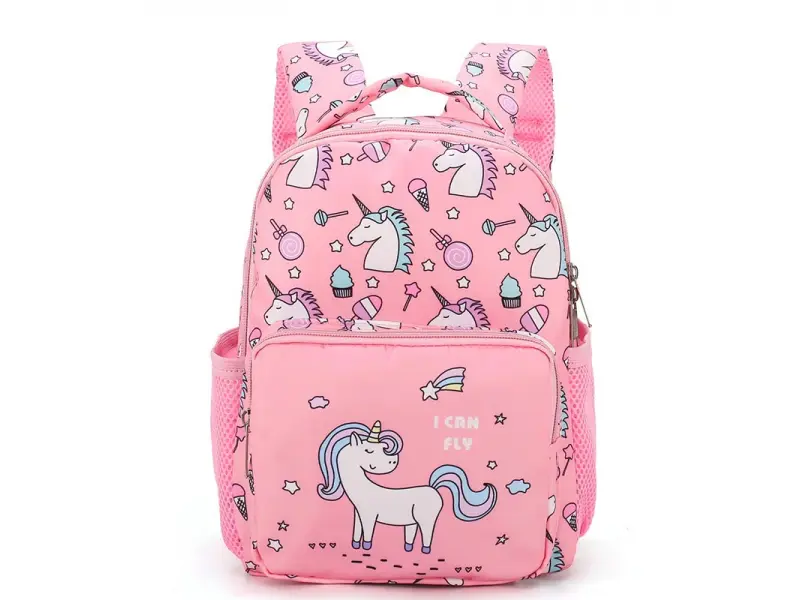 Розова детска раница - еднорог Розова детска раница - еднорог