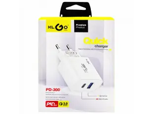 Зарядно устройство KLGO 20W DC 5V 3.0A PD-300